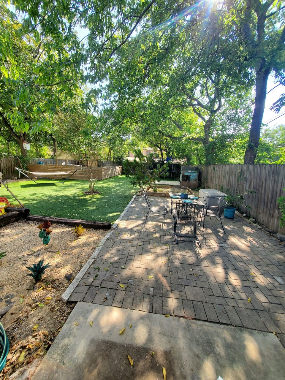 View from back door 