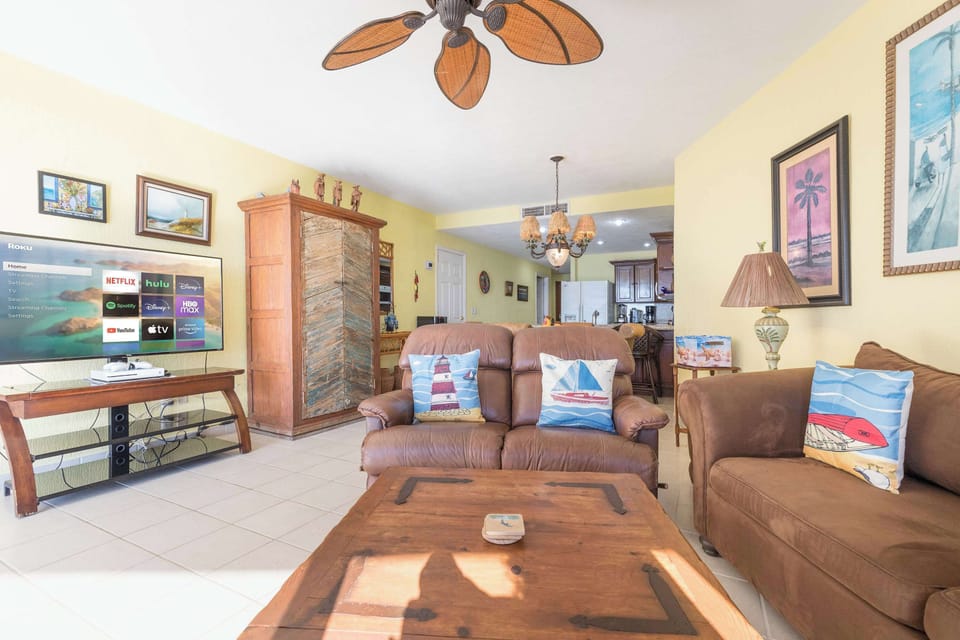 Living Room with Smart TV and XBOX