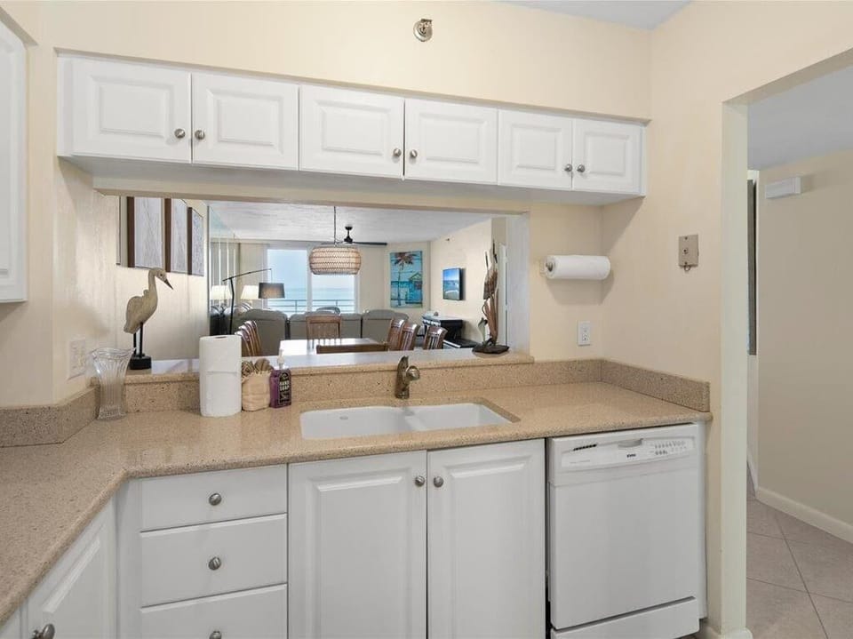 Kitchen pass through to Dining Space