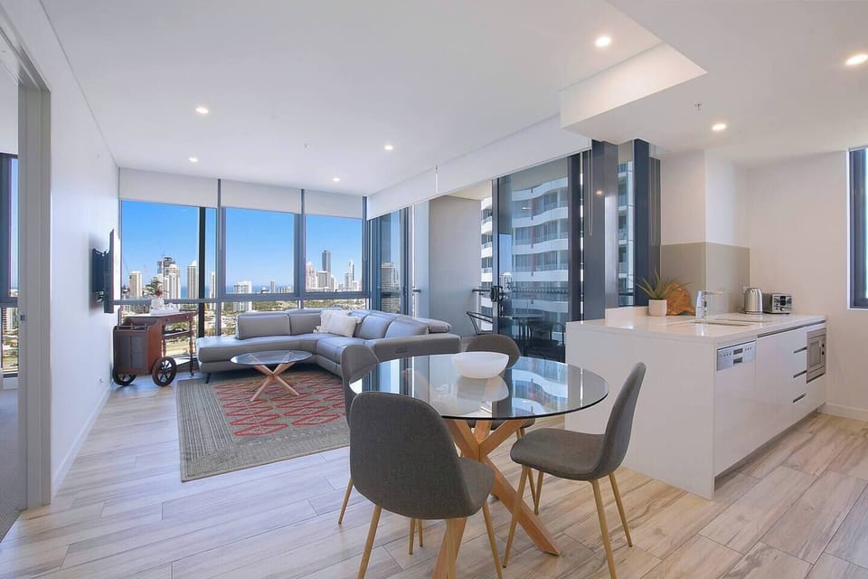 Sit down together for a meal at home or head up to the rooftop and dine alfresco.
