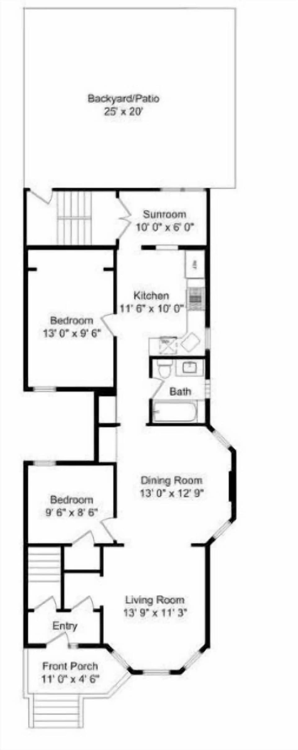 Floor plan for your stay.
