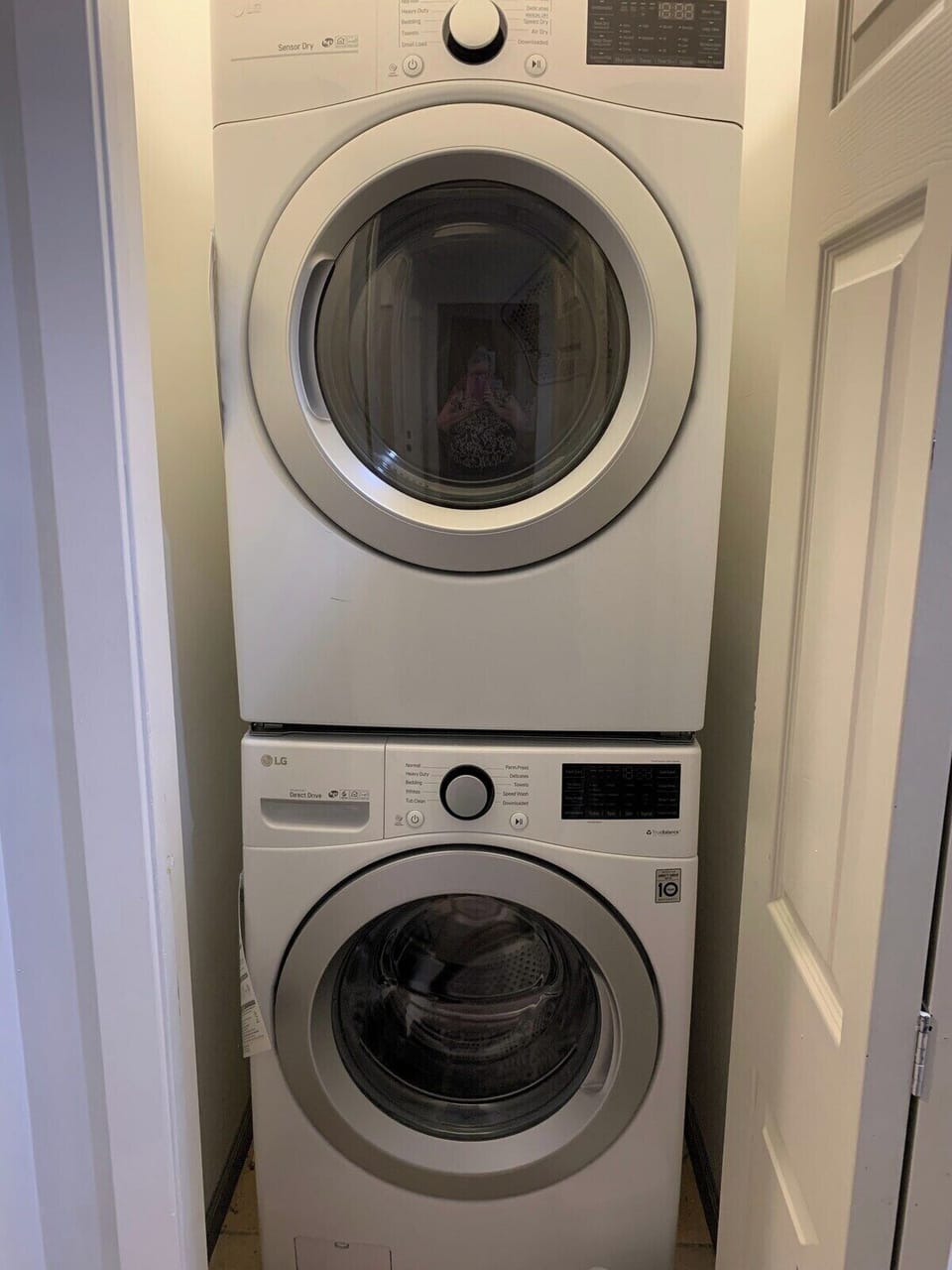 Full size washer & dryer including unscented laundry detergent for your use