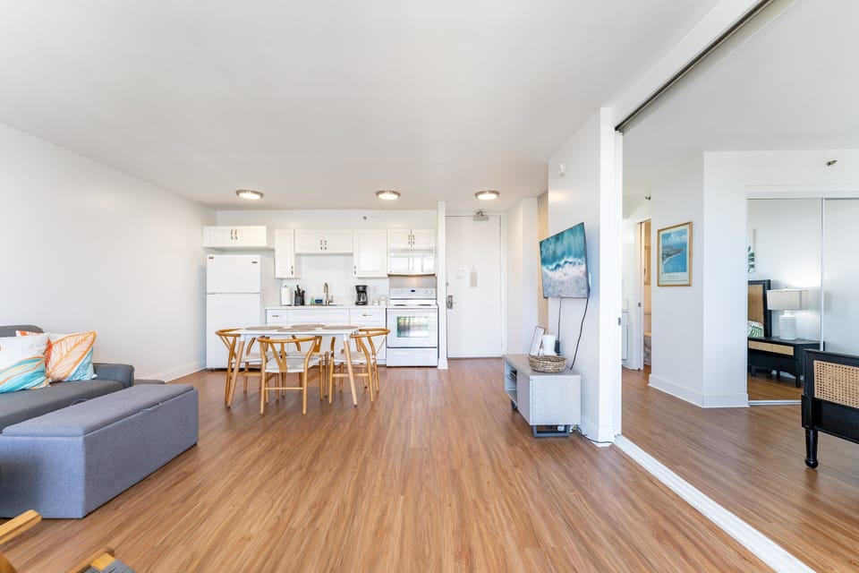 Open Concept Living and Dinning Area