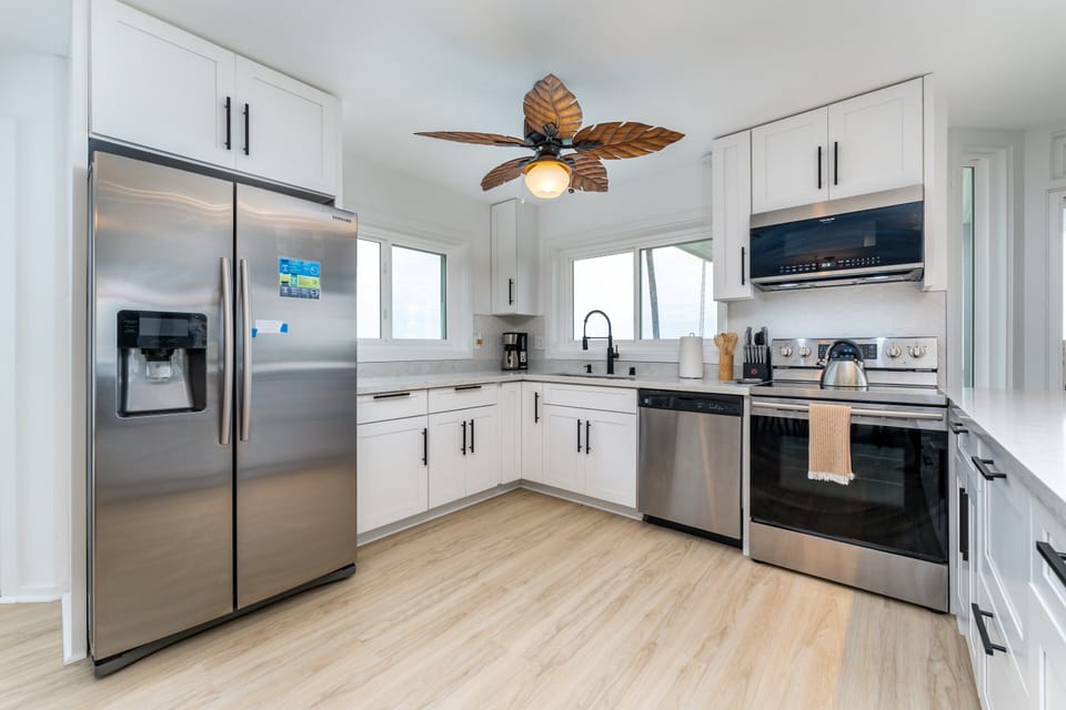 Renovated Kitchen with Expansive Ocean Views