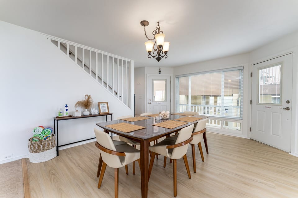 Dining Area with Stairs Leading to the 2nd Floor