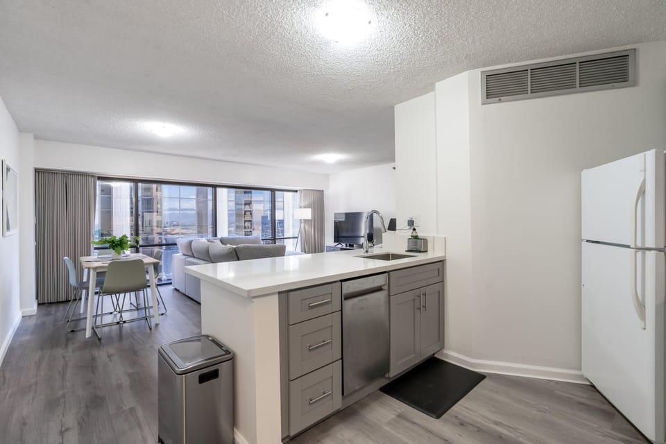 Kitchen Includes a Dishwasher