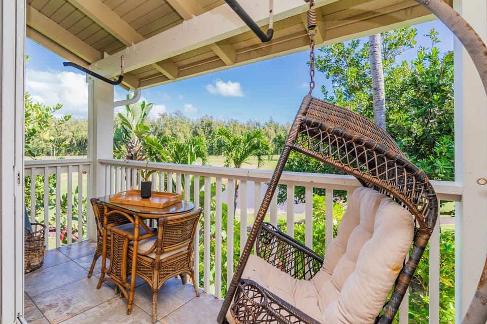 Covered Lanai w/View of Golf Course