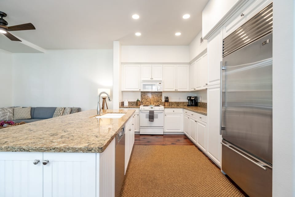 Updated Kitchen with Large Island