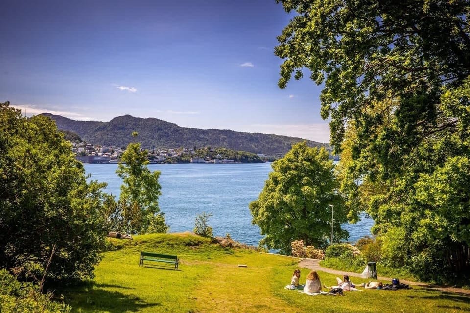 Her ser du Nordnesparken, hvor du kan spasere langs turstiene eller nyte en solfylt dag.