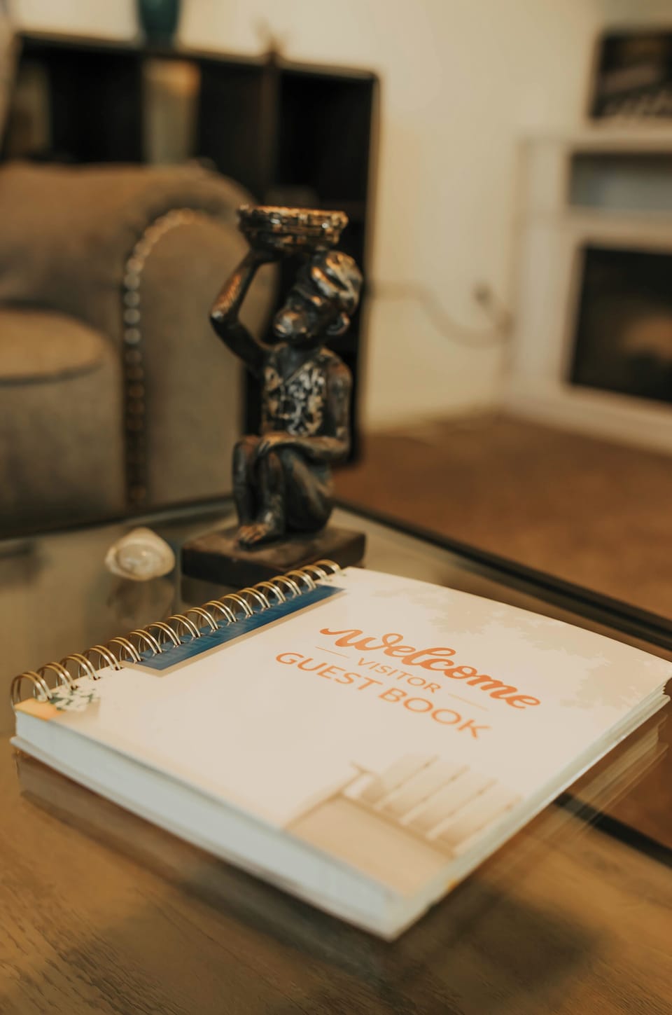 Guestbook for our guests to sign