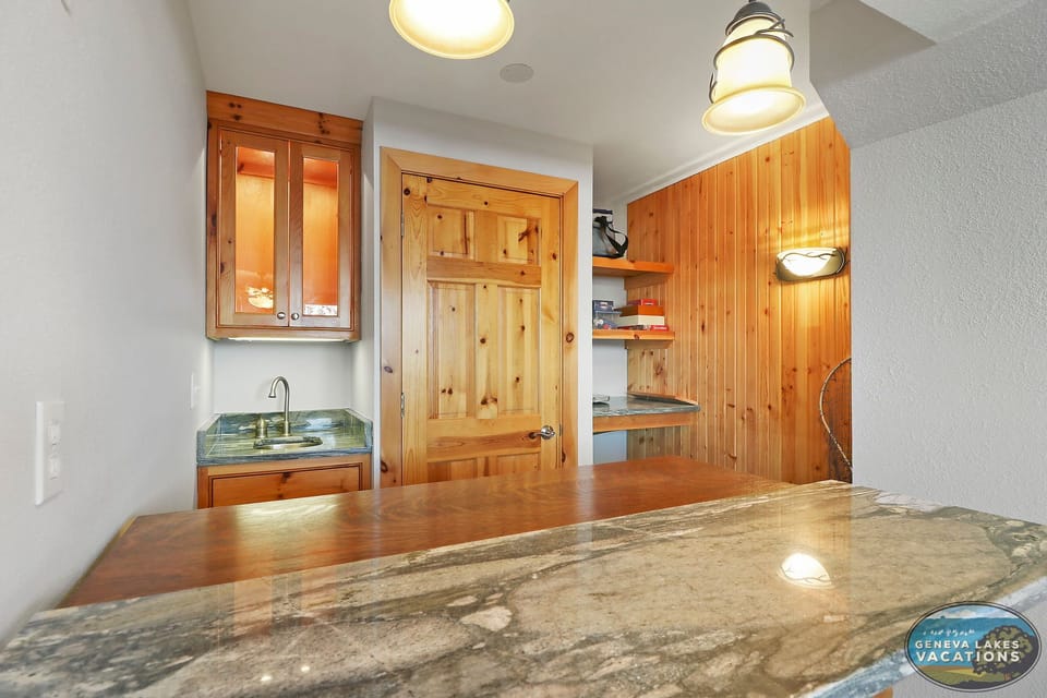 Lower Level Wet Bar off den