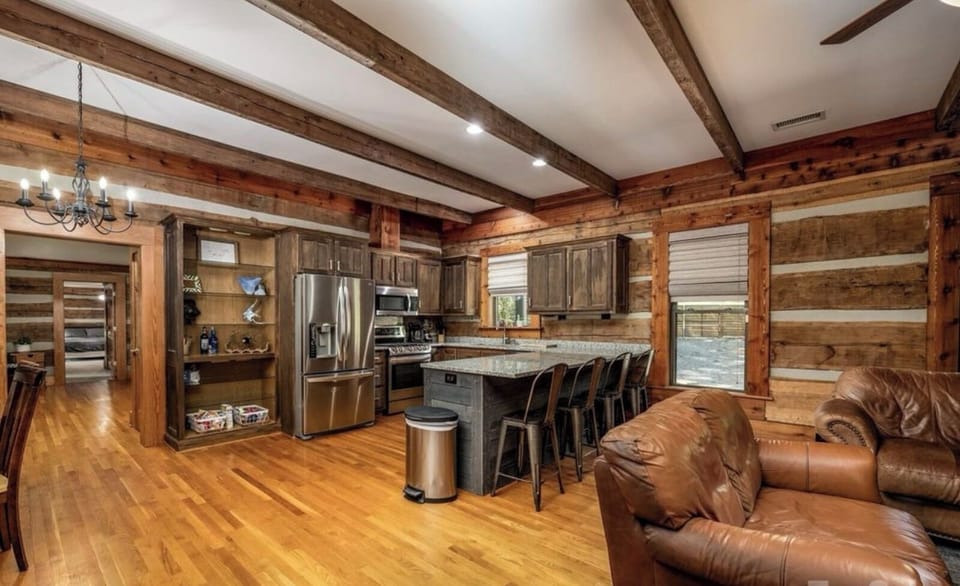 large updated kitchen