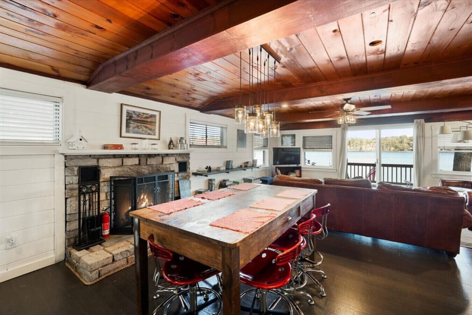 Spacious dining area