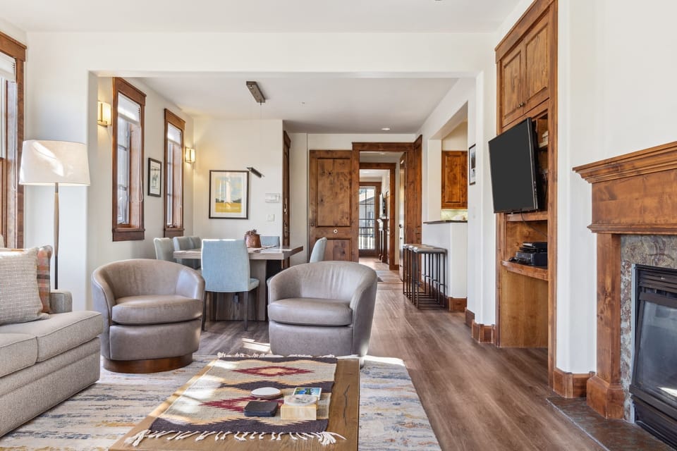 Living Room and Dining Area