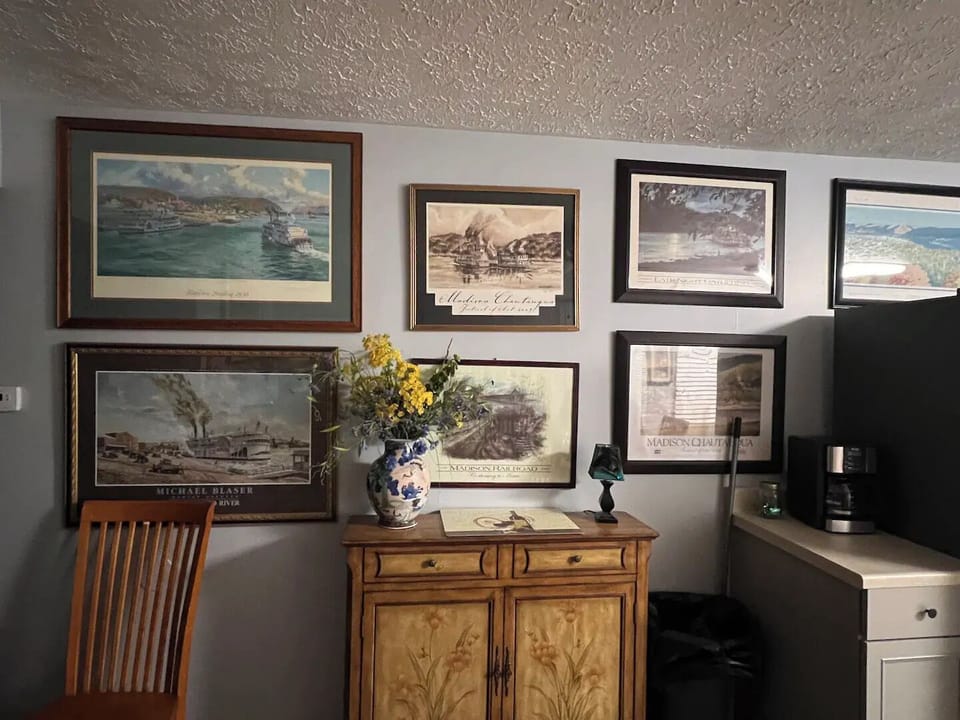 Madison Decor tastefully throughout the house