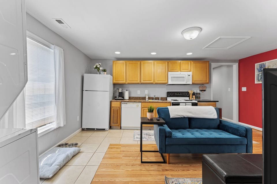 Sit down, relax and enjoy some television during those extended stays 