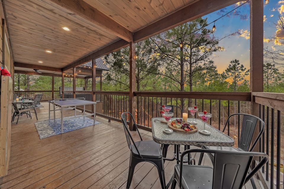 Enjoy al fresco dining with serene forest scenery, where every meal feels like a retreat in nature’s beauty.