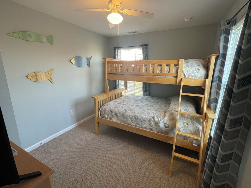 Bedroom 3 with twin over full bunk beds