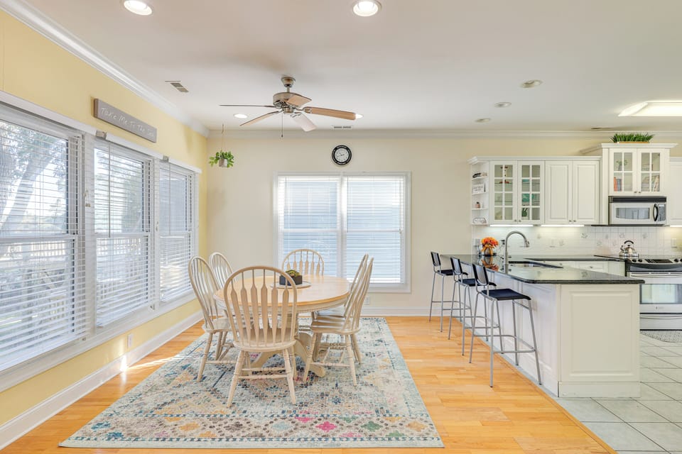 Dining Area | Dishware & Flatware | 1st Floor