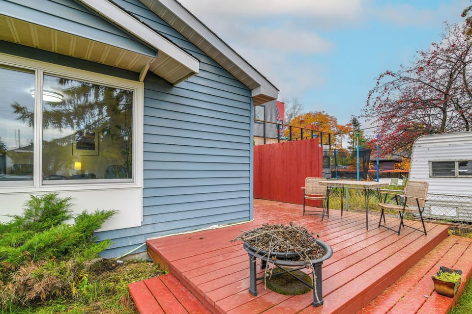 Private Deck | Seating Area | Fire Pit