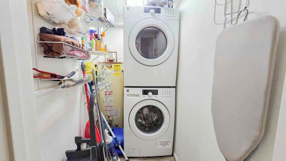 Washer and Dryer available for guests just off the kitchen
