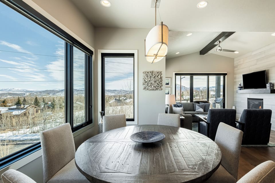 Round Wood Dining Table