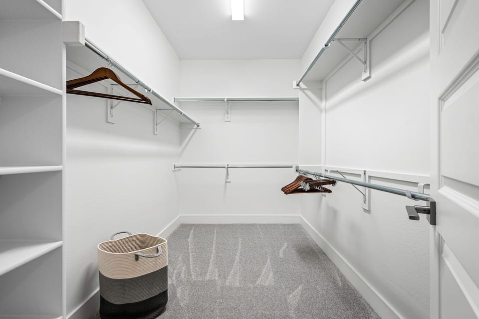 Walk-in closet for third bedroom