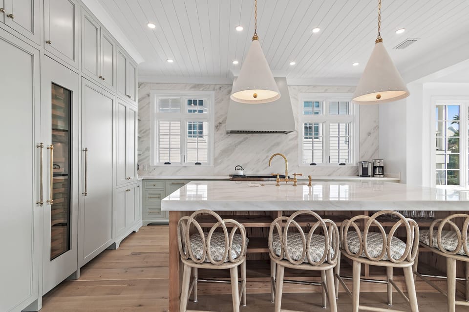 2501 E County Highway 30A - Seagrove Beach - Second Floor - Open Concept Great Room Complete with Living, Kitchen, and Dining Area and a Spacious Covered Porch