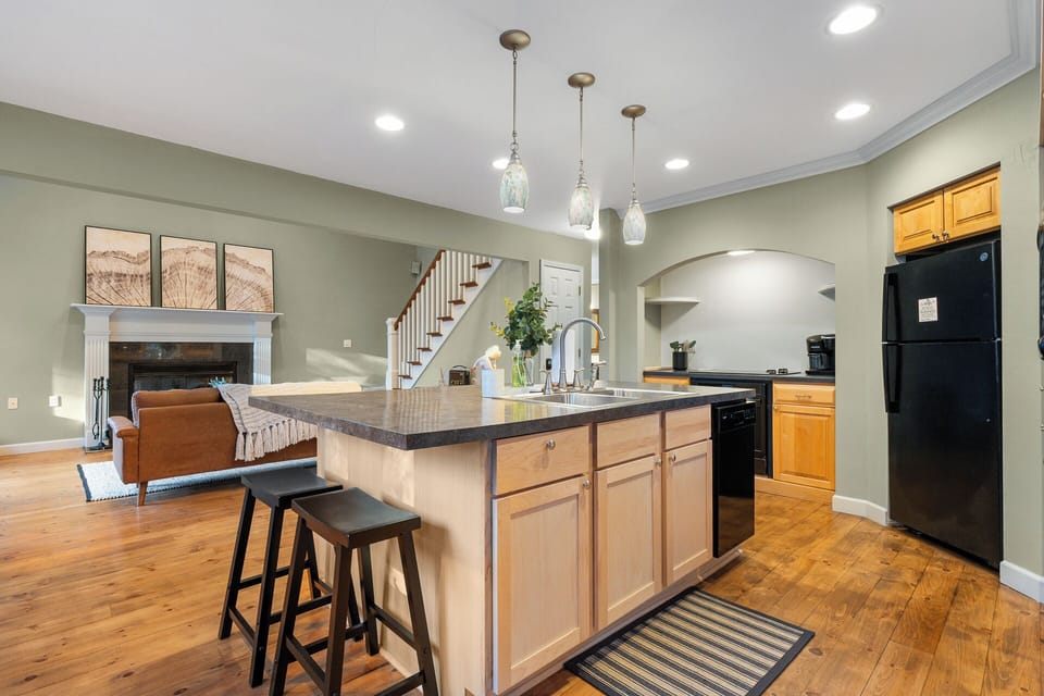 large Kitchen Island for food prep