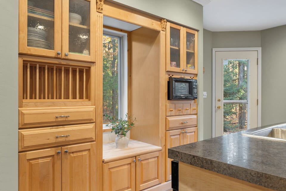 plenty of space for food prep