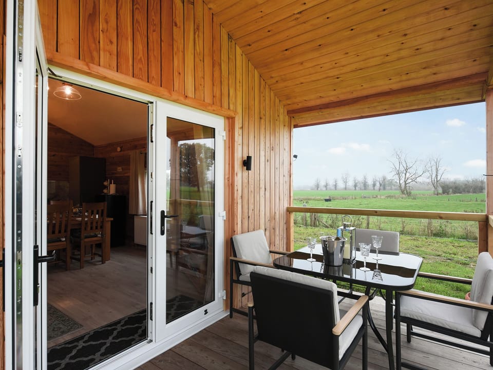 Terrace | Llwynog Lodge, Montgomery