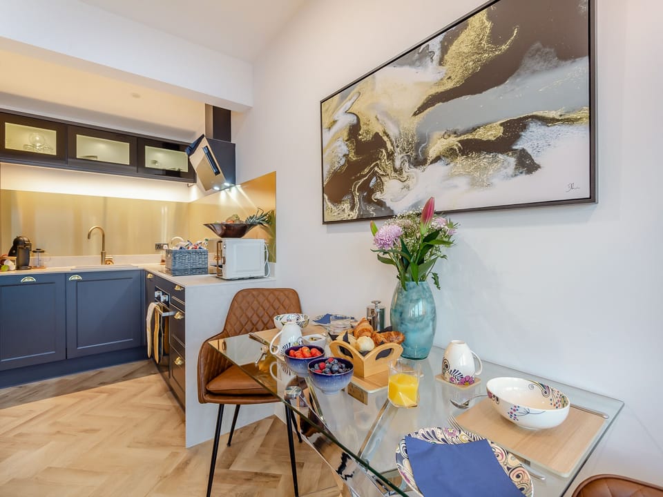 Open plan living space | Kimcraigan Lodge, Lochend