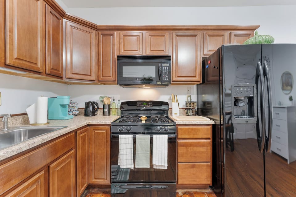 Create in a modern kitchen with sleek appliances and style.
