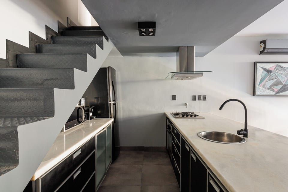 Our fully stocked kitchen has all brand new appliances for your culinary needs.