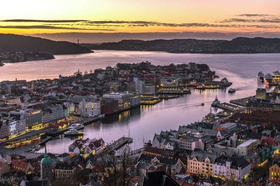 Utsikt fra Fløyen.