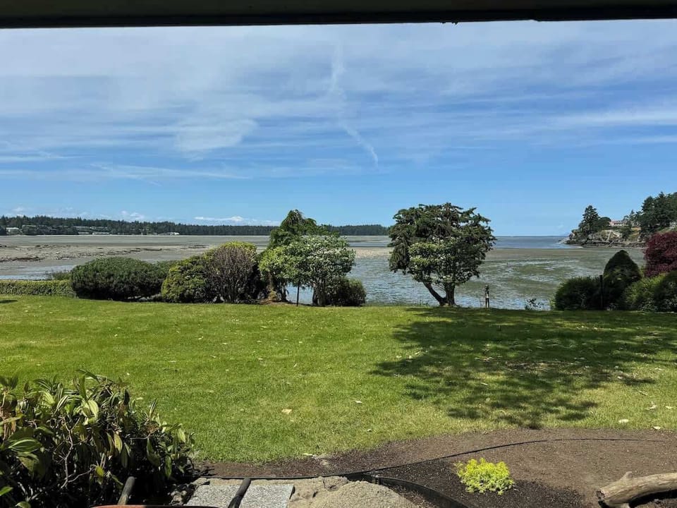 Tide is out - Front deck