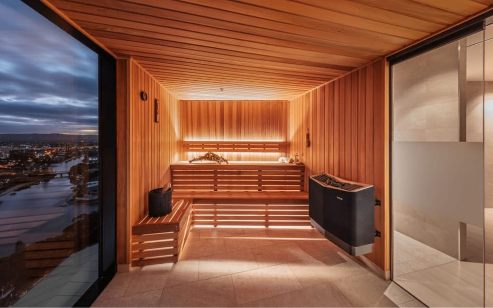 Sauna for the guests to relax