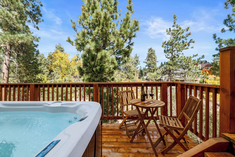The perfect place for a glass of wine, or cup of coffee, surrounded by nature!  