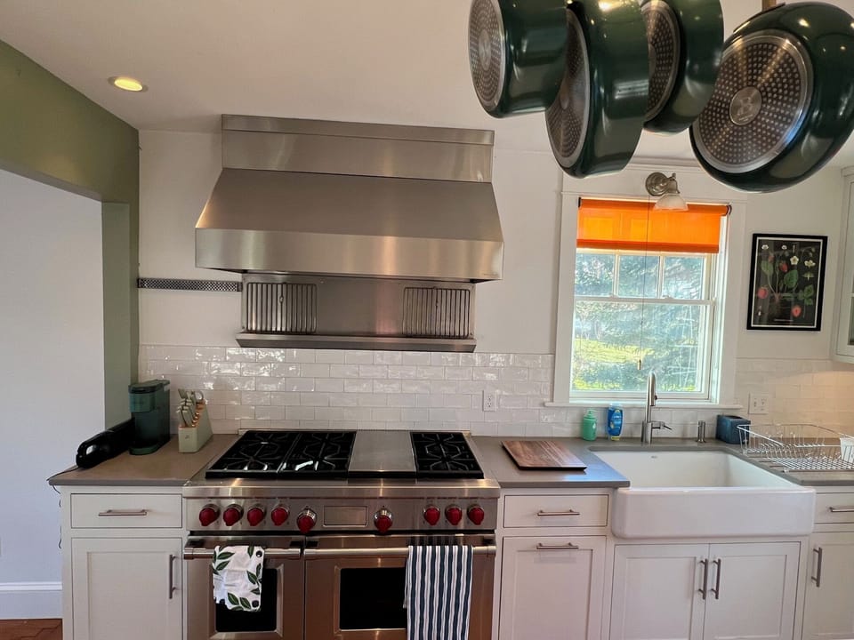 Double oven and range