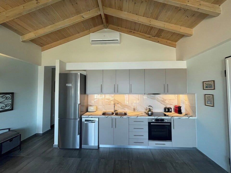 Fully-equipped modern kitchen