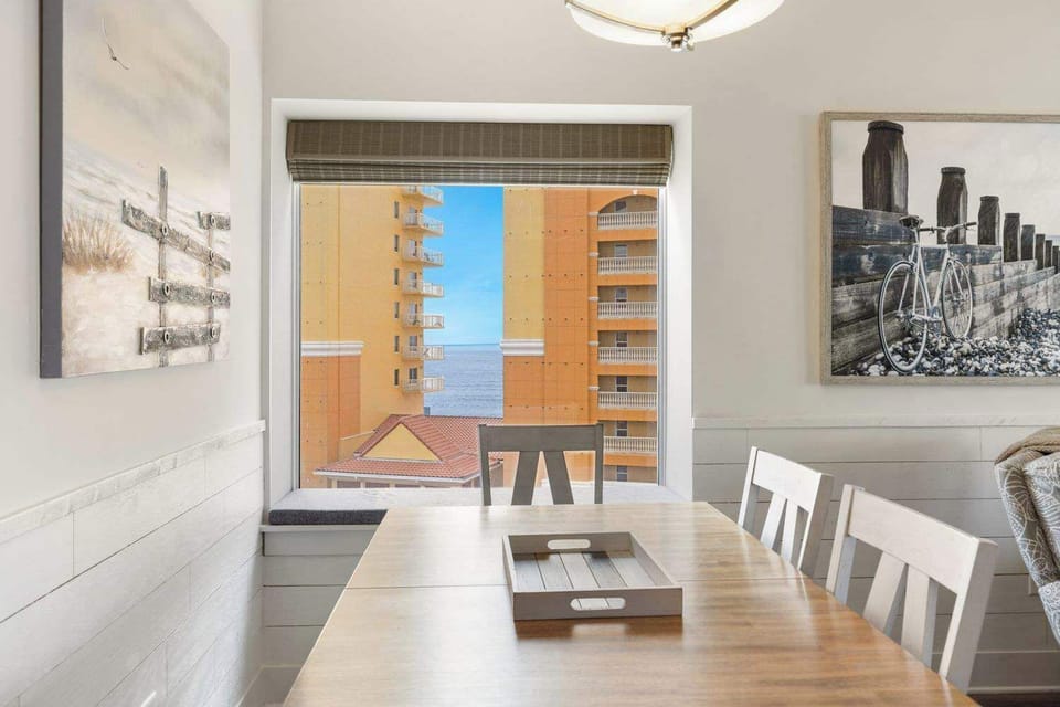 Dining table with seating for 6