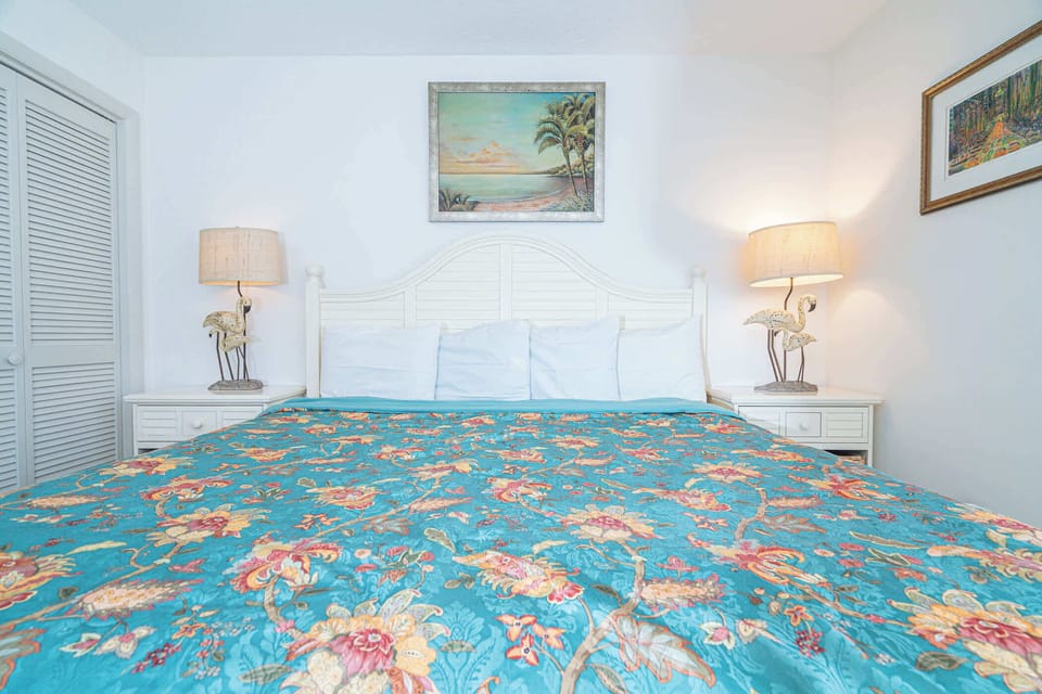 Bedroom with king bed
