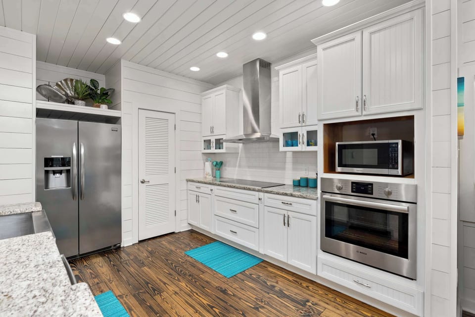 Craft culinary delights in the fully equipped kitchen
