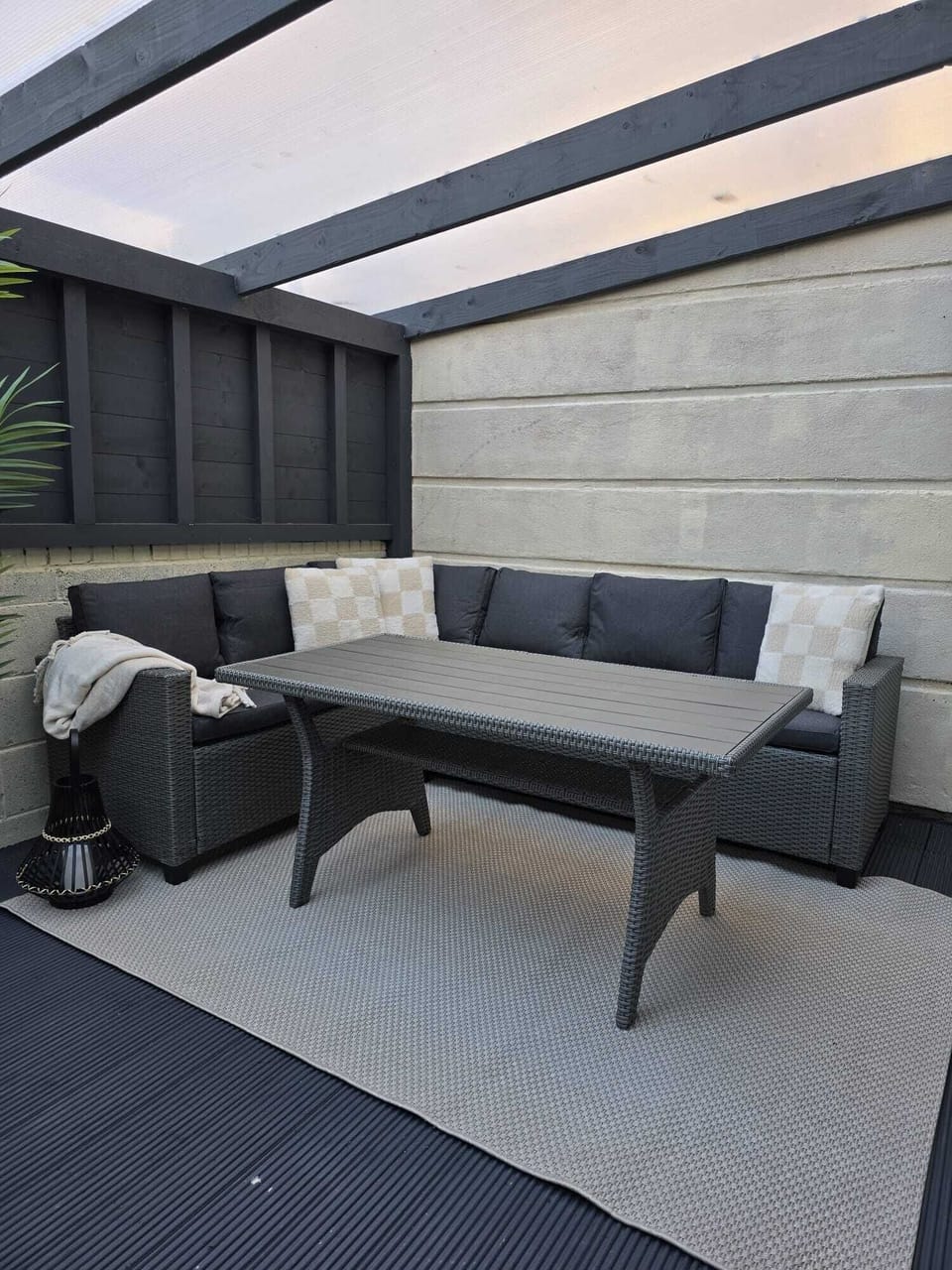 Outdoor back garden view