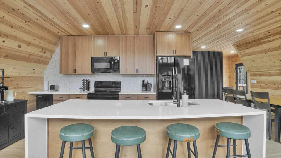 Fully Stocked Gourmet Kitchen | Island Seating for Groups