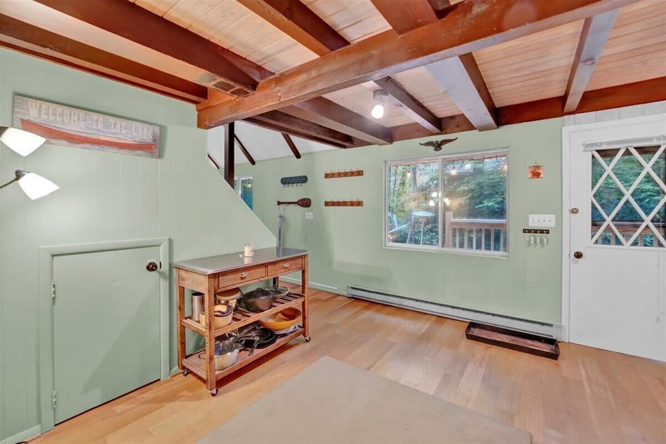 Recreation Room with Foosball Table and Seating