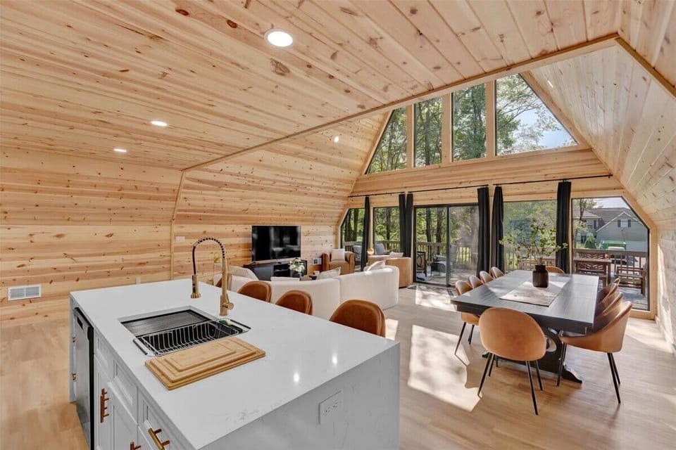 Gourmet Kitchen with Island Seating
