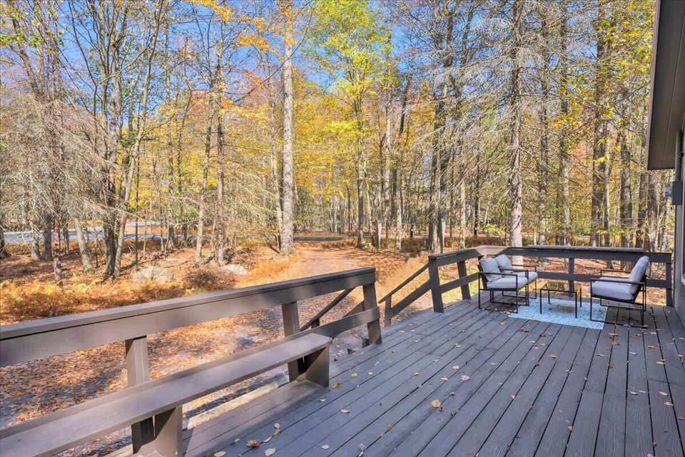 Expansive Deck with Peaceful Forest Views