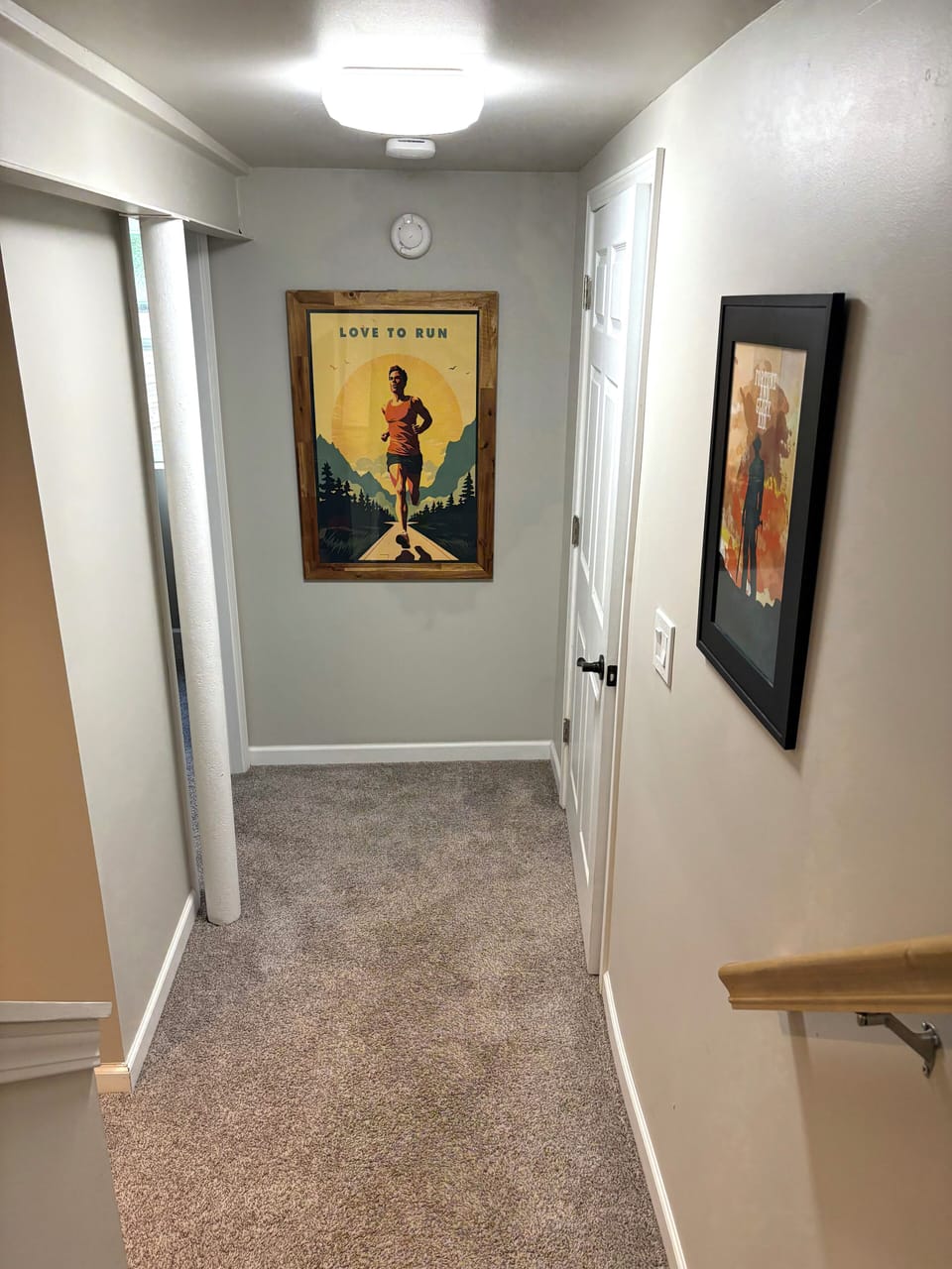 Basement from stairs
