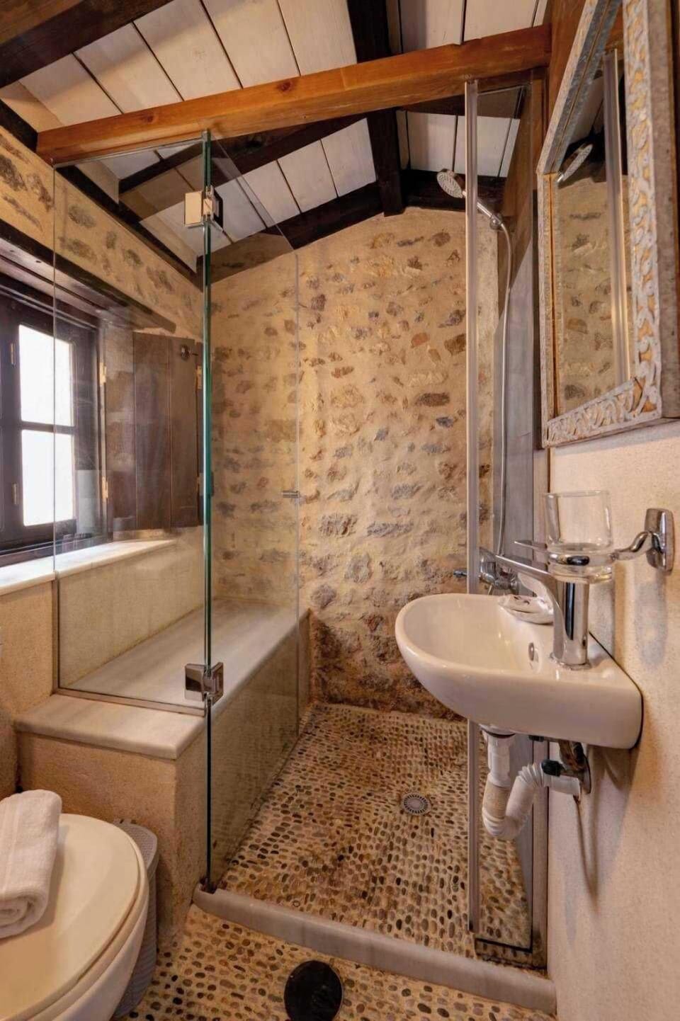 Bathroom interior space 